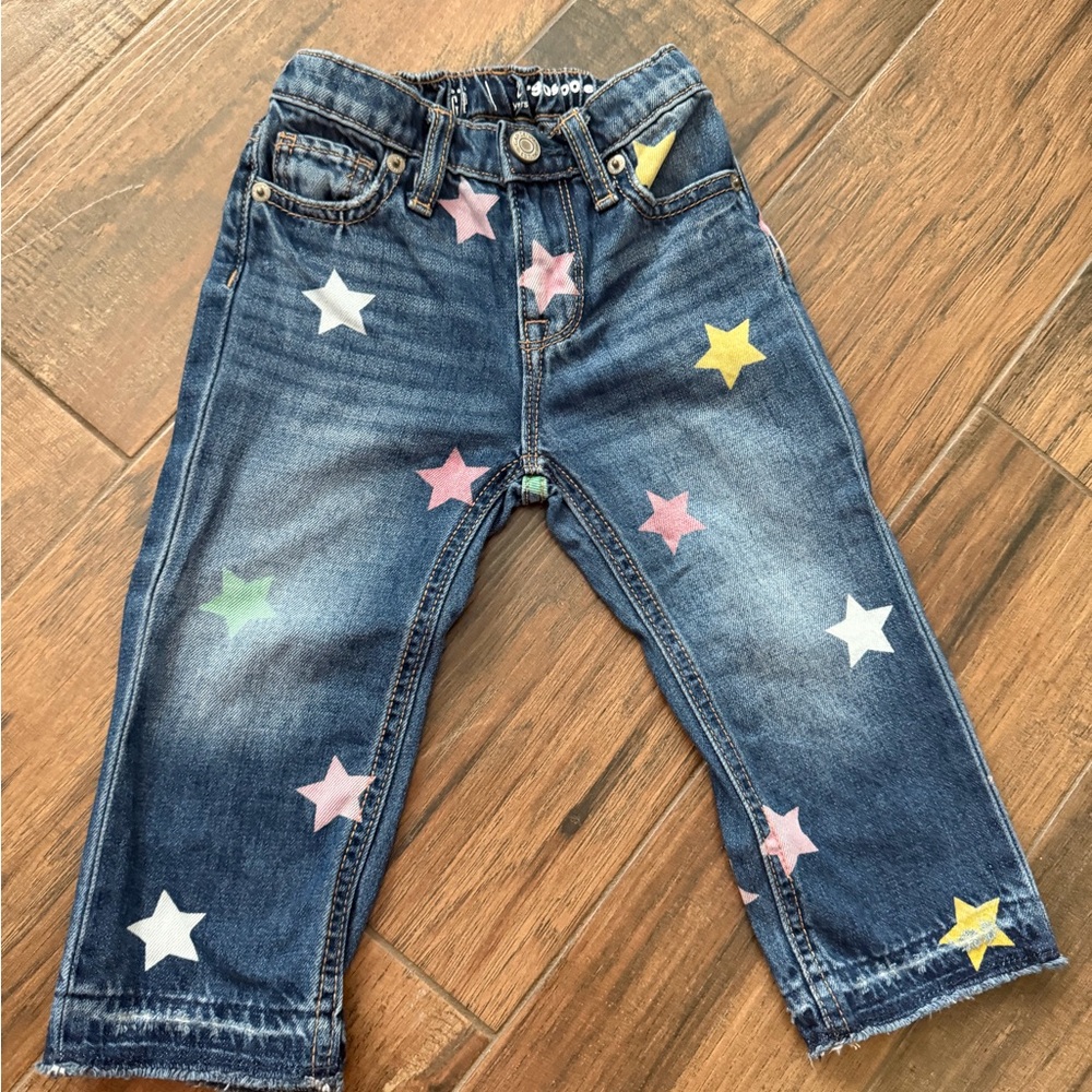 Gap toddler star print jeans - 2T